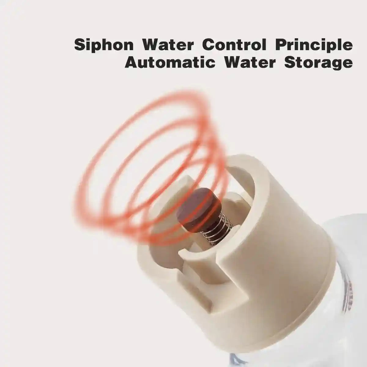 Automatic Pet Water Dispenser for Cats and Dogs with Siphon Refill System