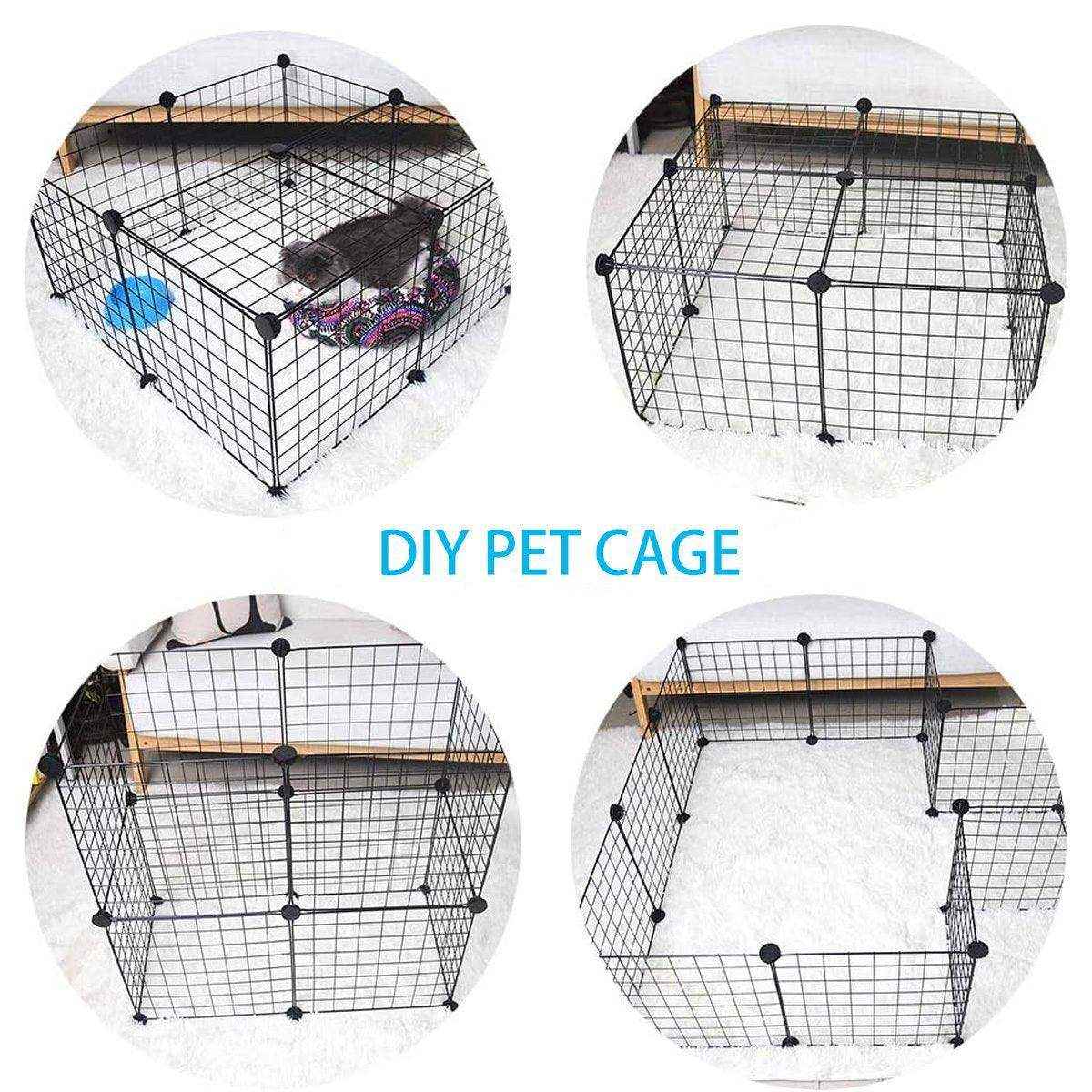 Versatile Metal Wire Yard Fence for Small Animals