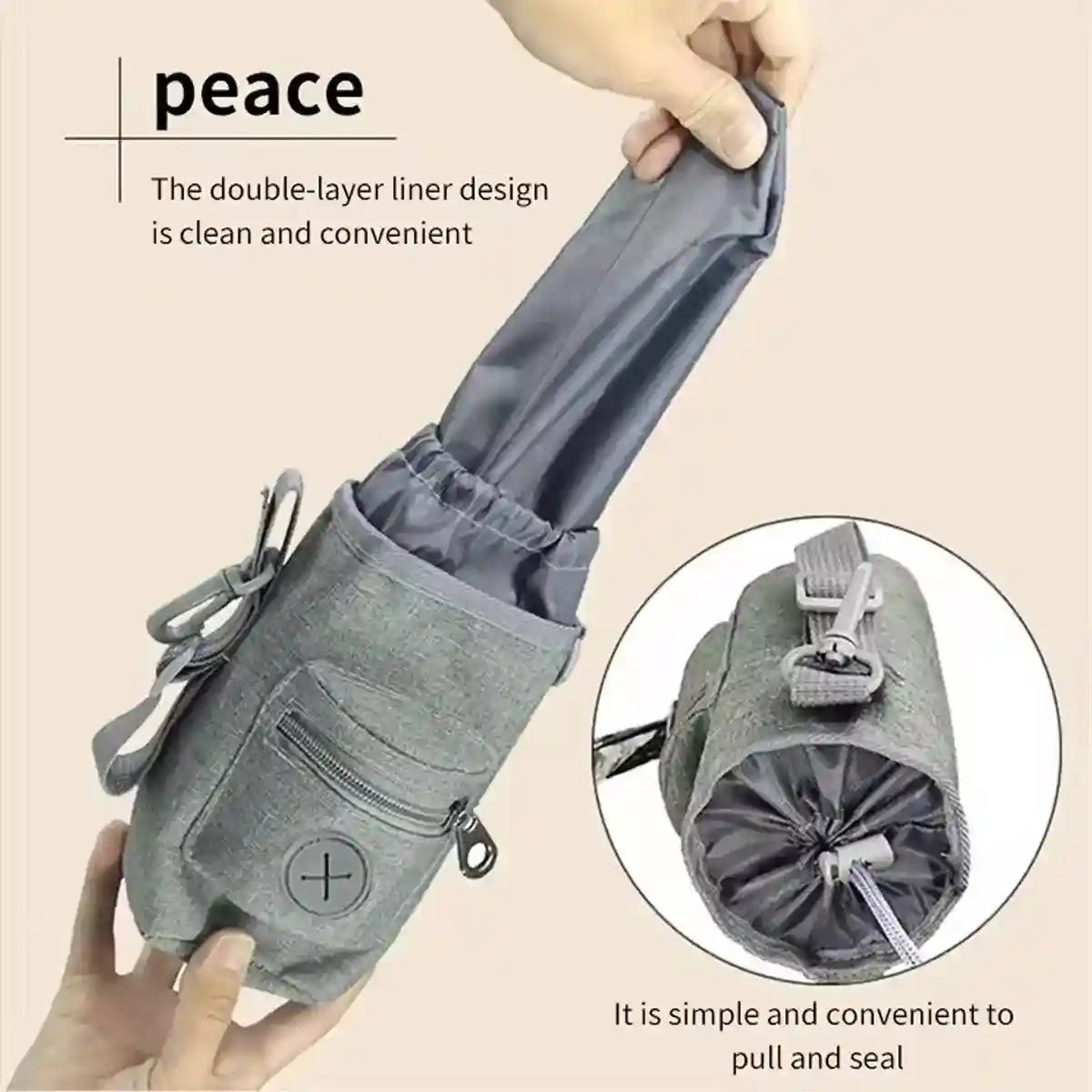 Pet Training Bag & Dog Walking Waist Bag Multi-use Garbage Collection Bag