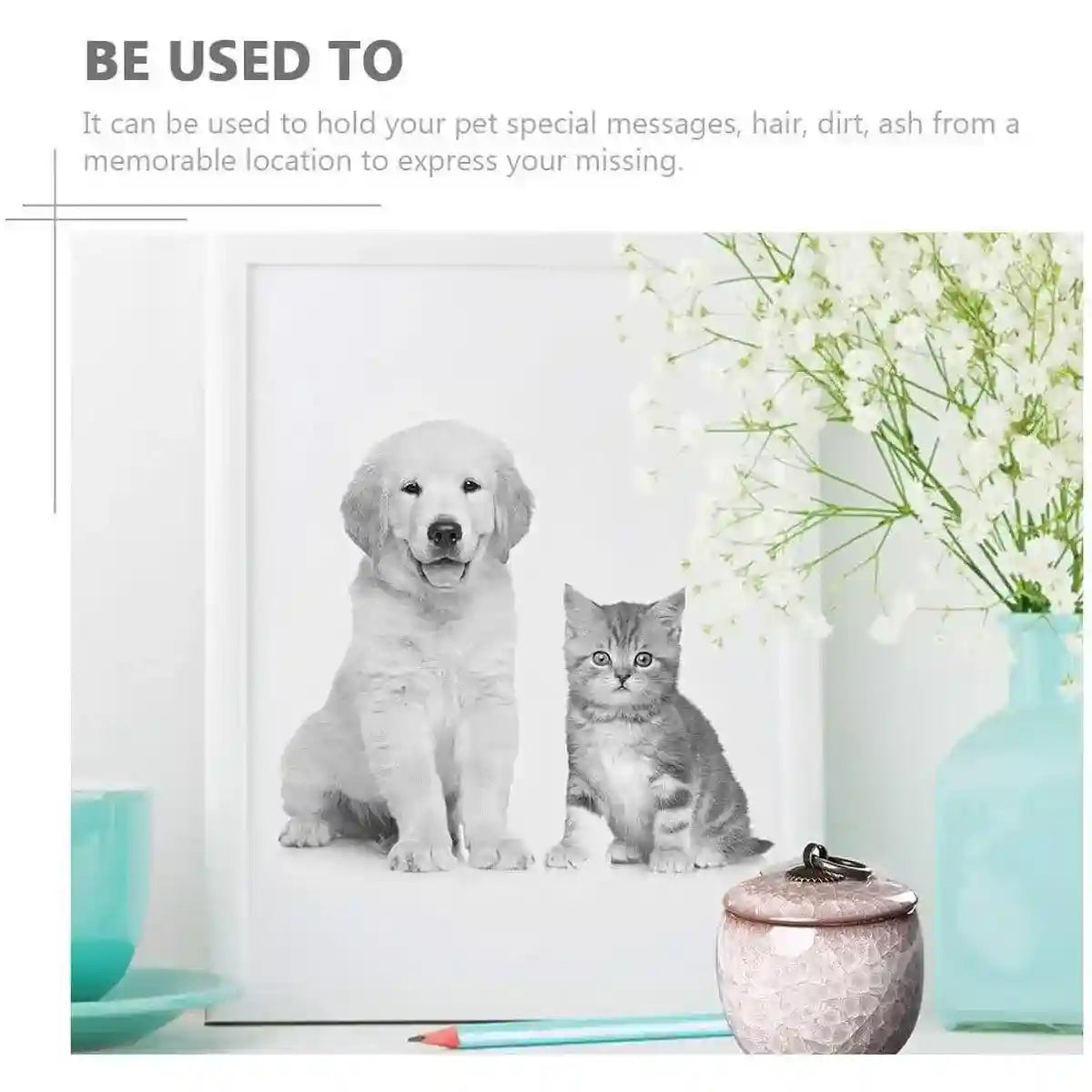 Small Pet Urn for Ashes Memorial Keepsake Urns for Dog Cat Cremation Remains