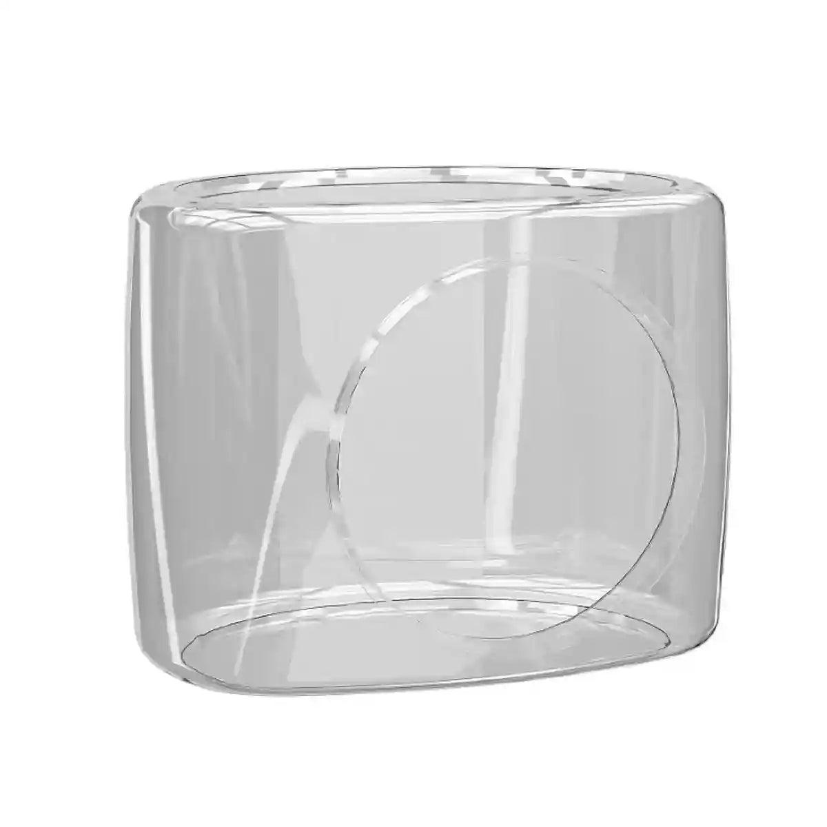 Transparent Capsule Cat Litter Box Semi Enclosed Cat House for Indoor Use AU