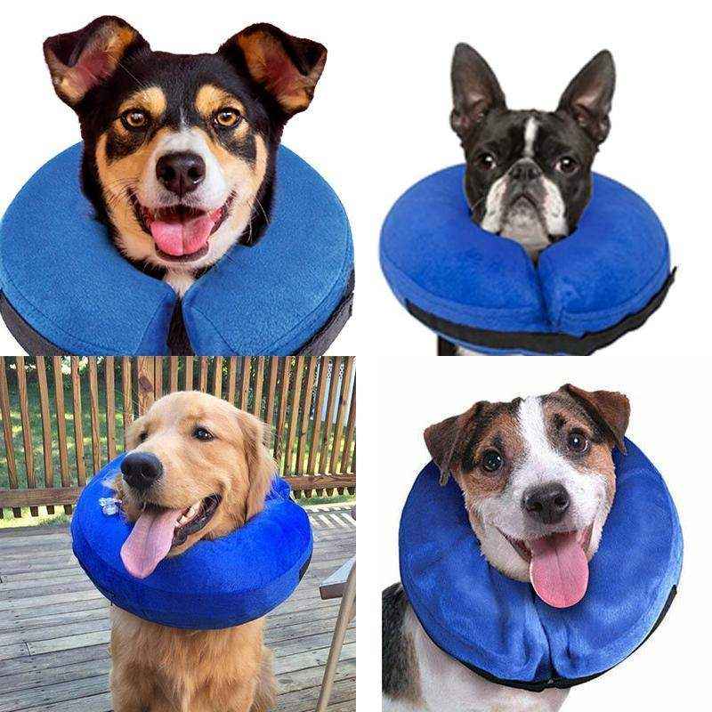 Inflatable Pet Healing Collar - Dog & Cat Medical Protective Cone Jackets