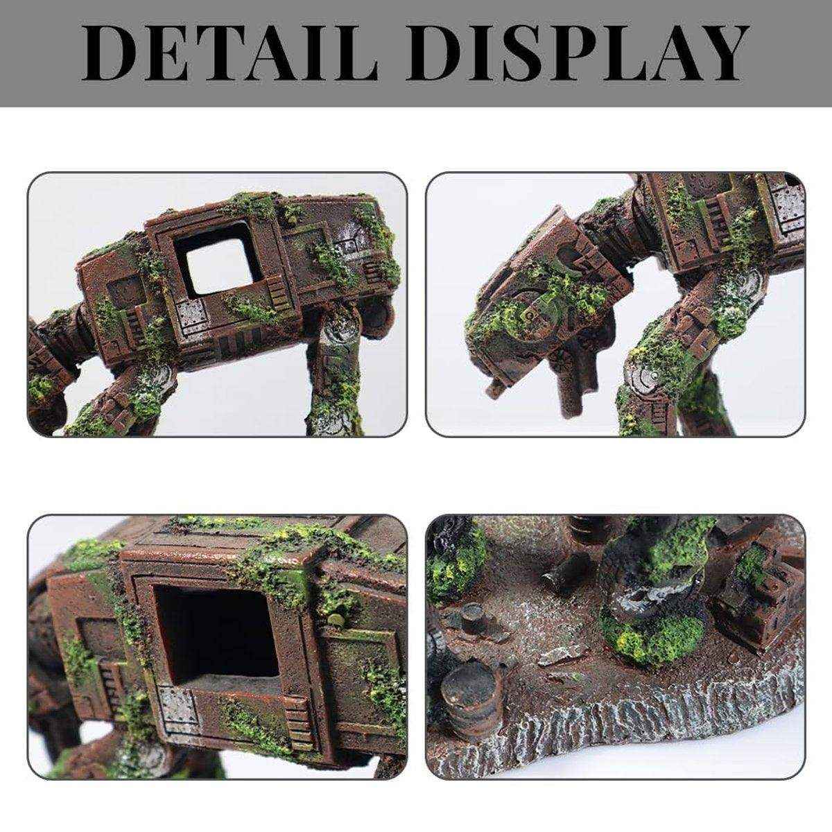 Transformers Robot Dog Aquarium Ornament