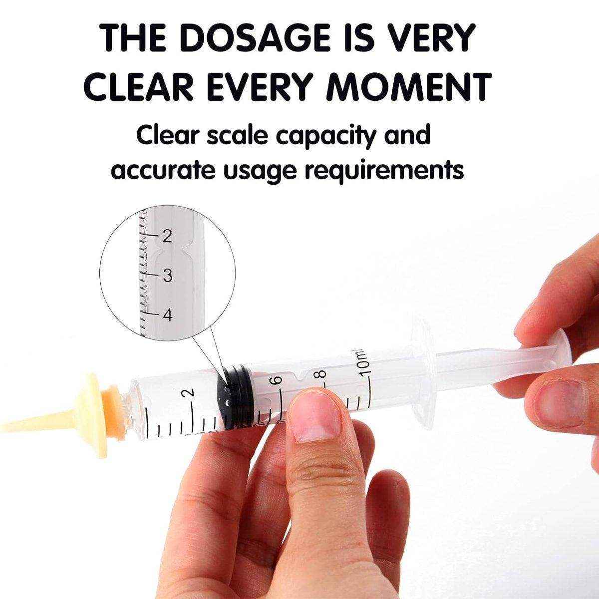 Kitten Puppy Pet Feeding Syringe Feeder Cat Dog Nursing Bottle with Pacifier