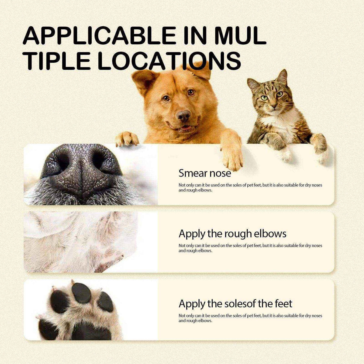 Pet Avocado Foot Cream Pet Dog Foot Cleaning Care Moisturizing Anti-cracking Care