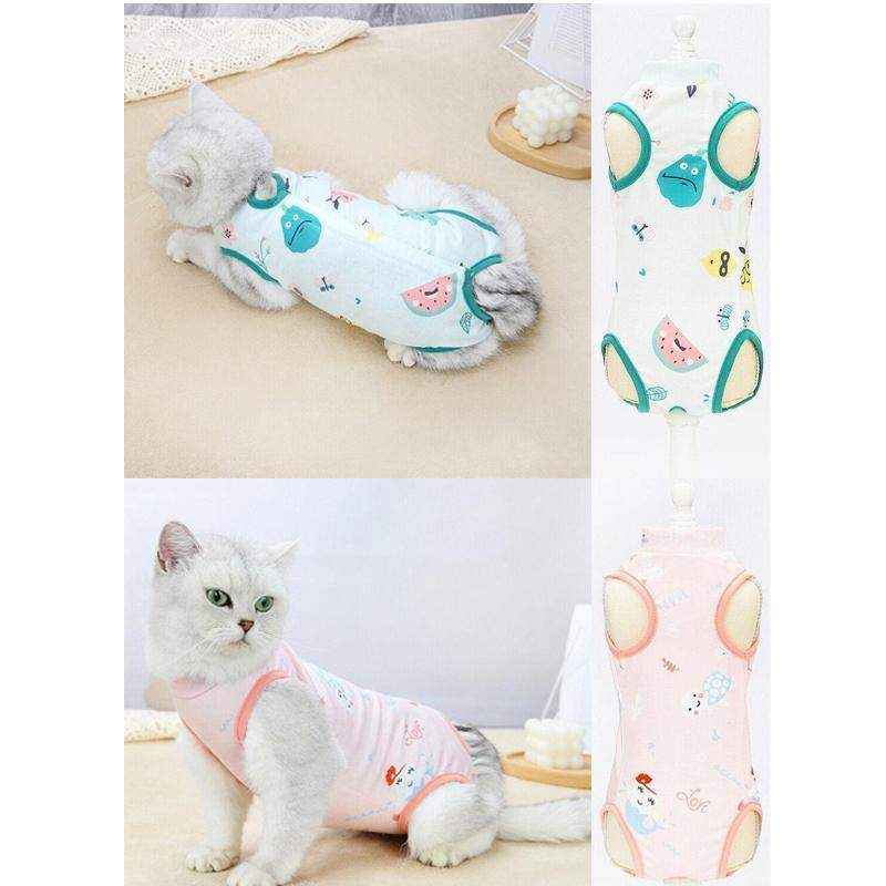 Pet Cat Recovery Suit-Surgical Jumper