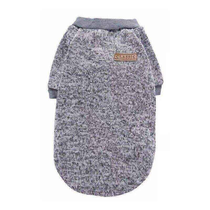 Winter Comfort Dog Jumper with Knitted Design and Colour Options