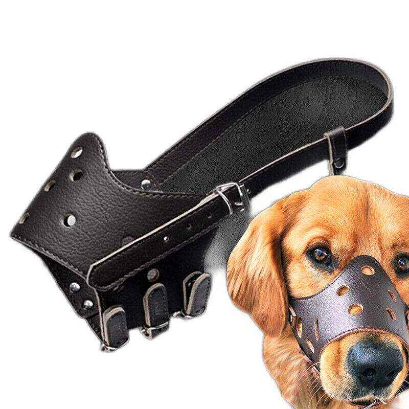 Adjustable Training Tool with Comfortable Fit Dog Muzzle for Barking