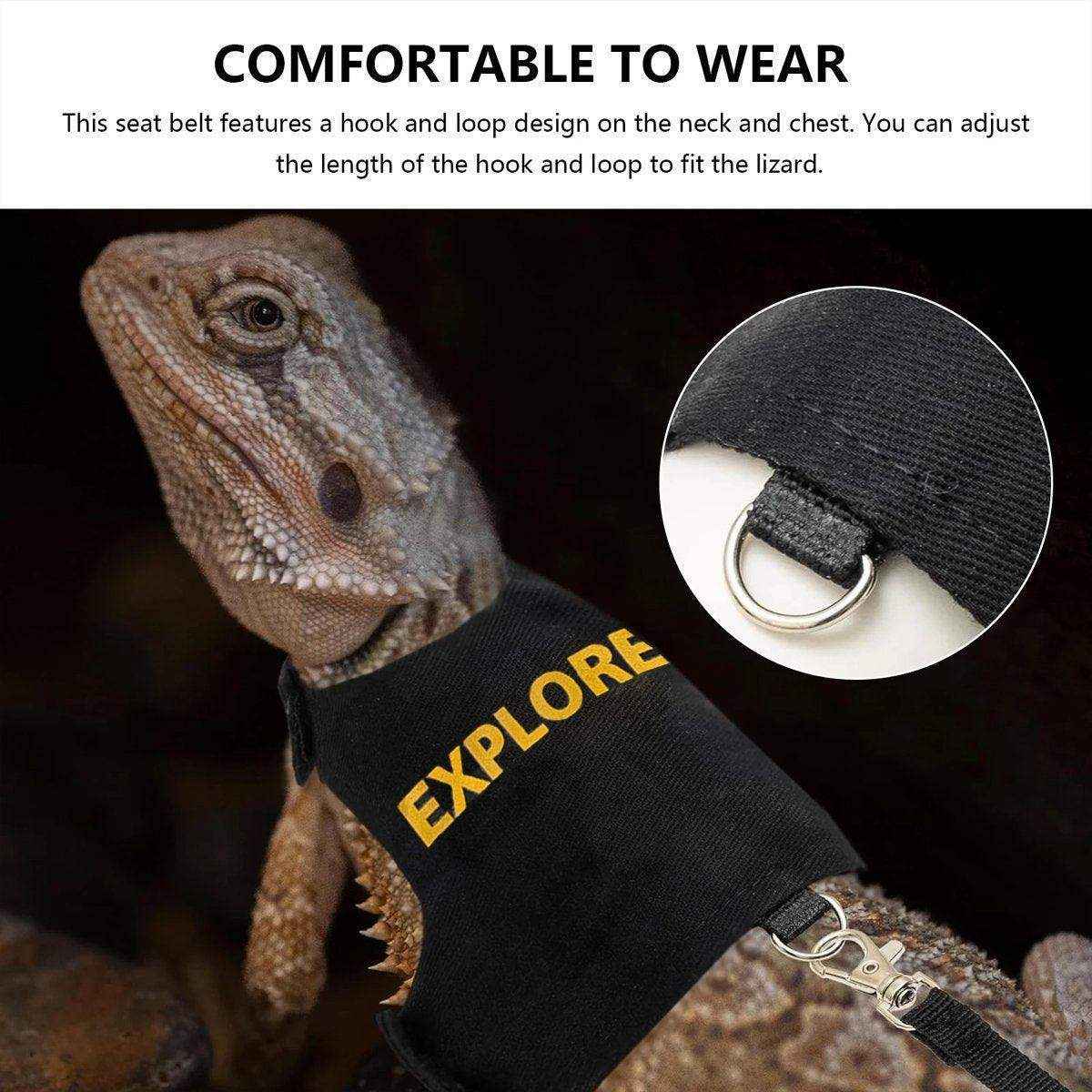 Lizard Leash Climbing Pet Out Chest Strap Chameleon Squirrel Leash