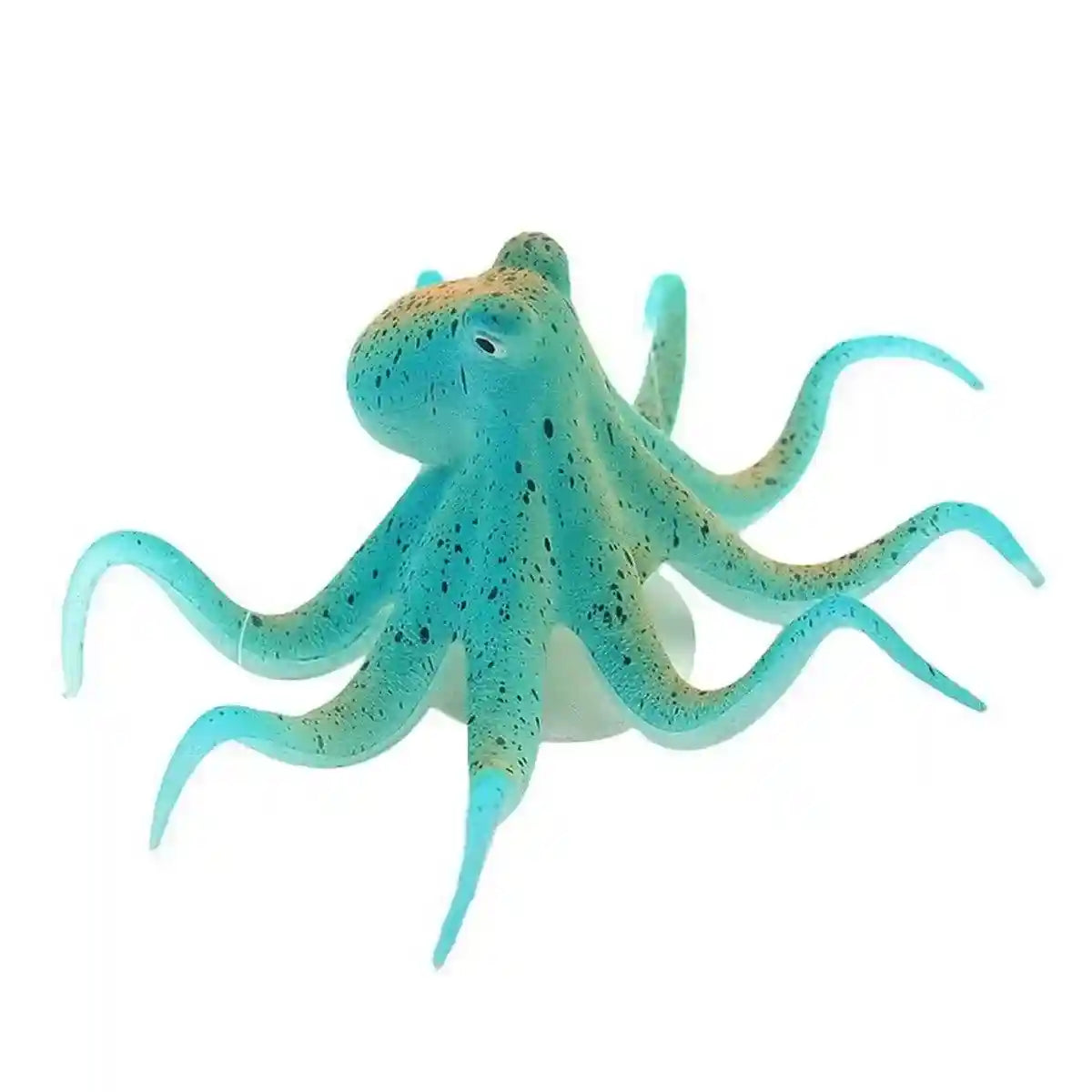 Simulation Octopus Aquarium Ornament Vibrant Fluorescent Fish Tank Decoration