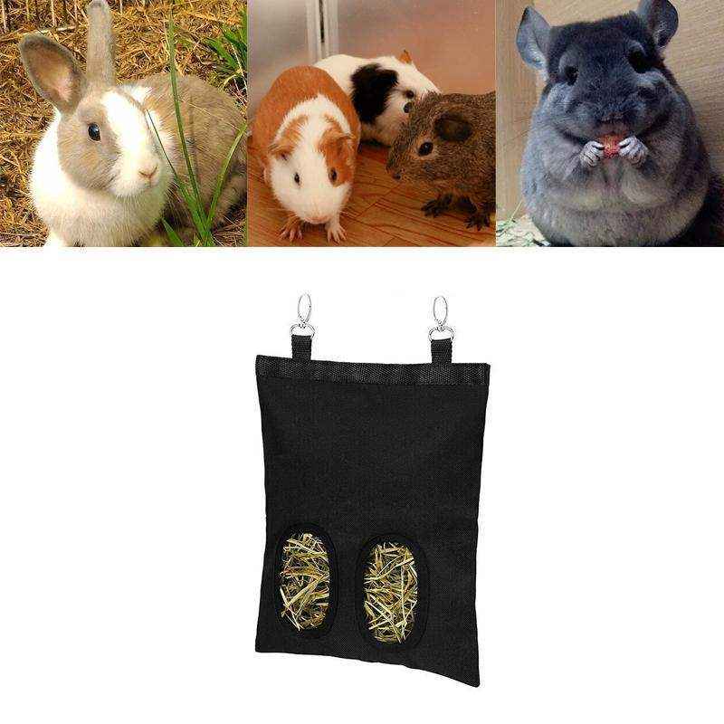 Efficient Rabbit Hay Feeder Bag for Tidy Feeding