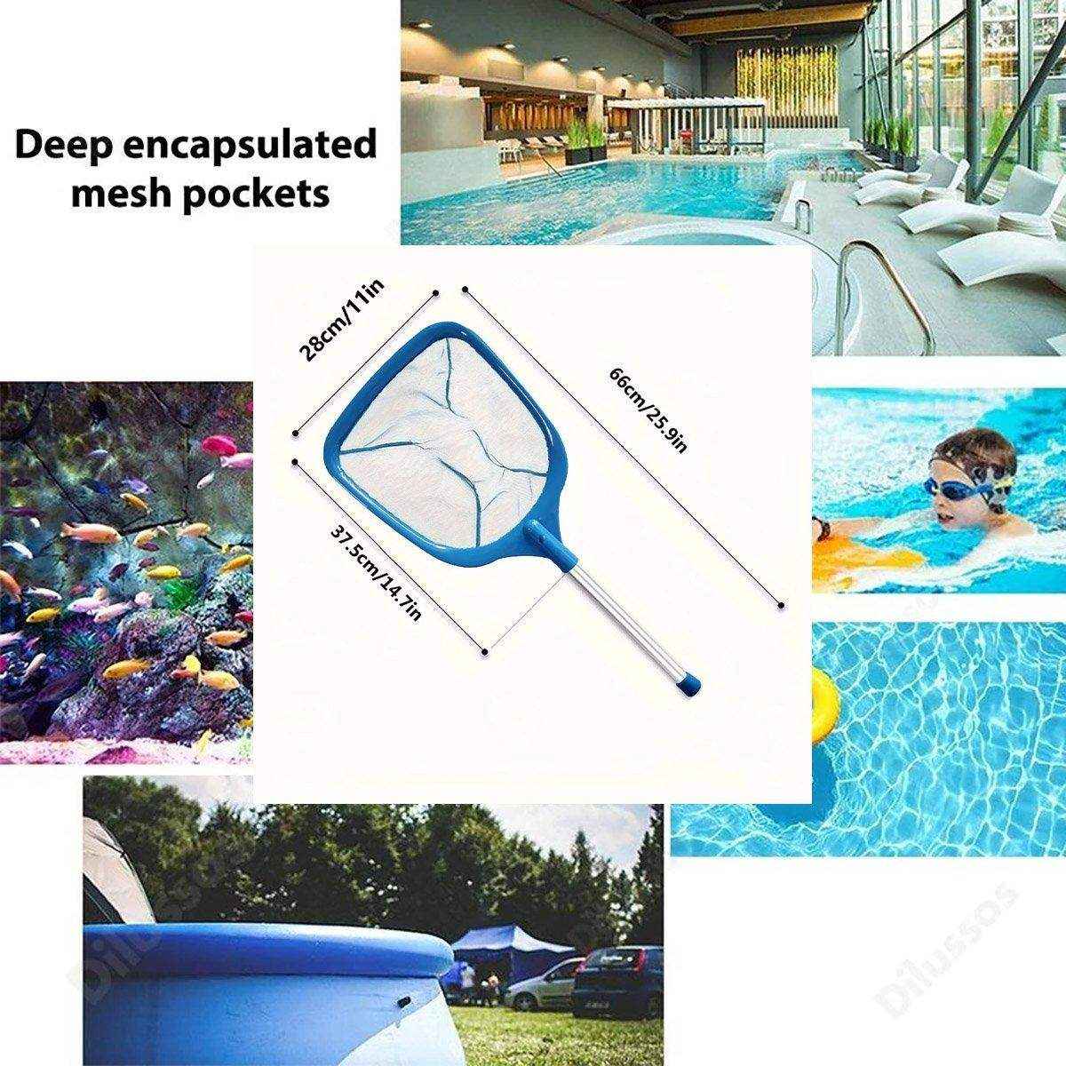 Professional Swimming Pool Cleaning Net - Adjustable Skimming Net for Pools | Petfection Corner