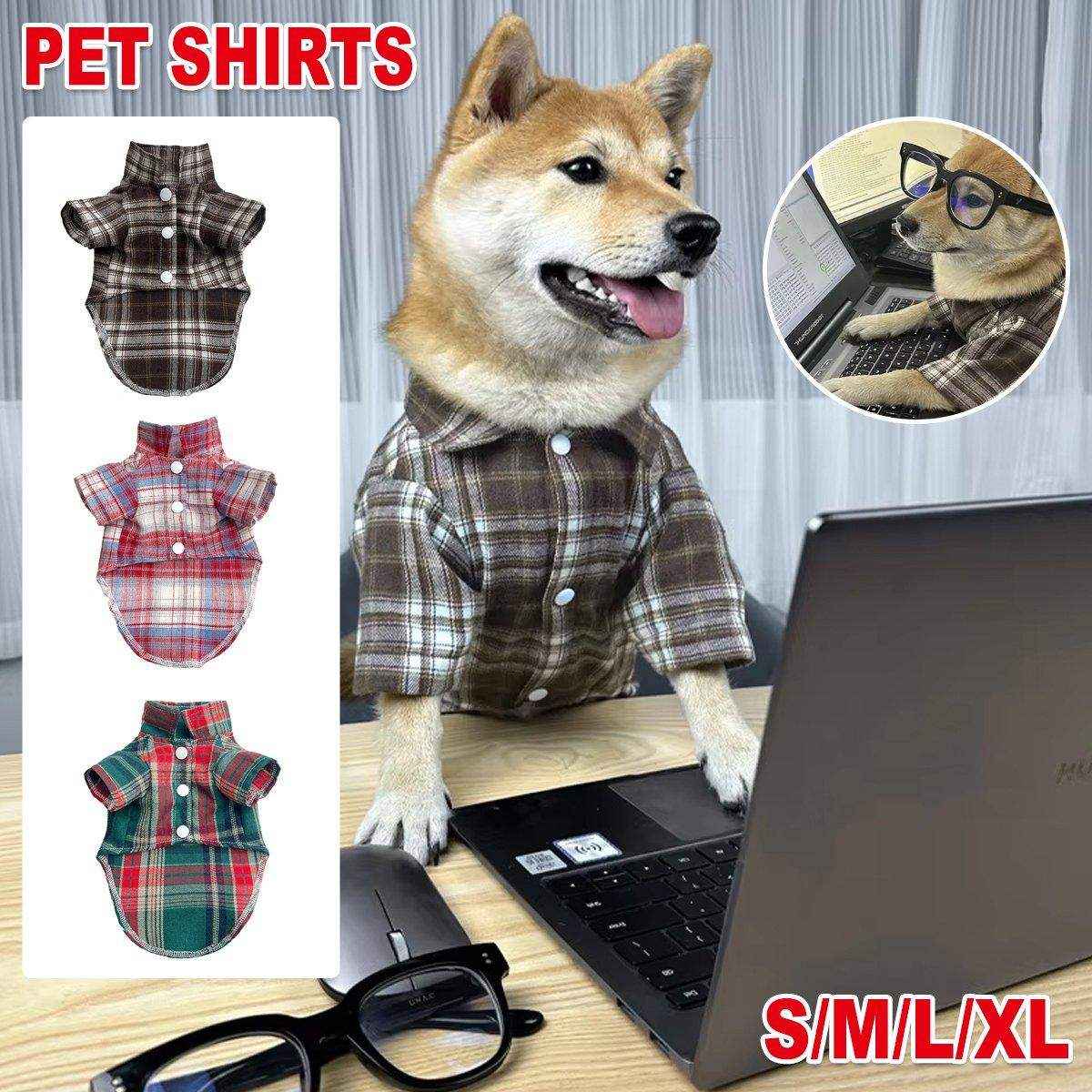 Medium And Large Dog Dog Cat Corgi Chai Dog Shirt Suit Dress