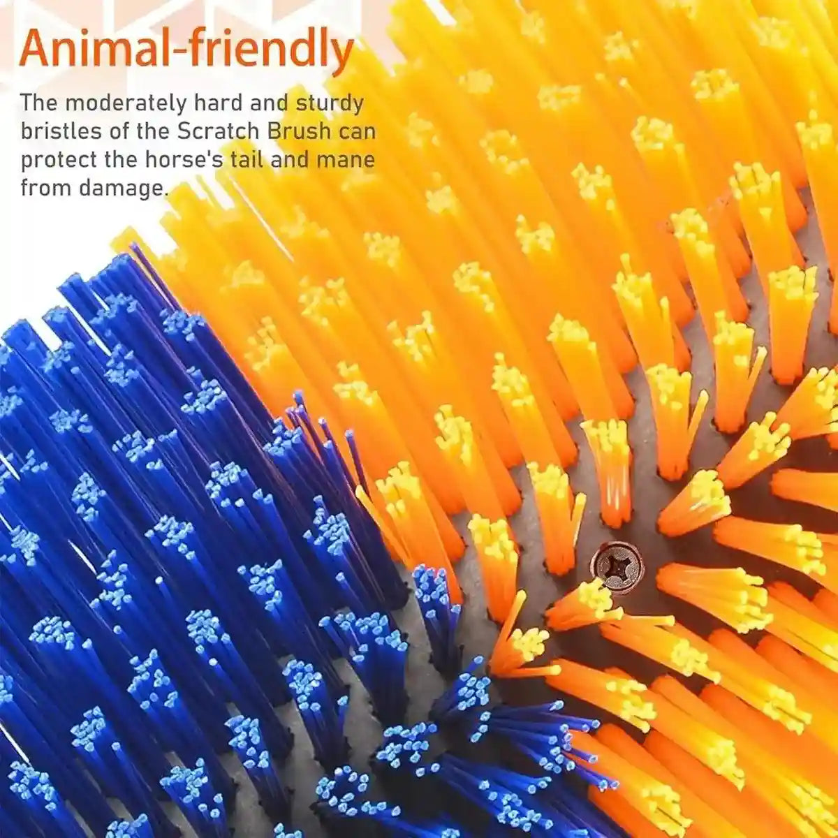 Multifunctional Livestock Brush Nylon Bristles for Horses Cows & Goats
