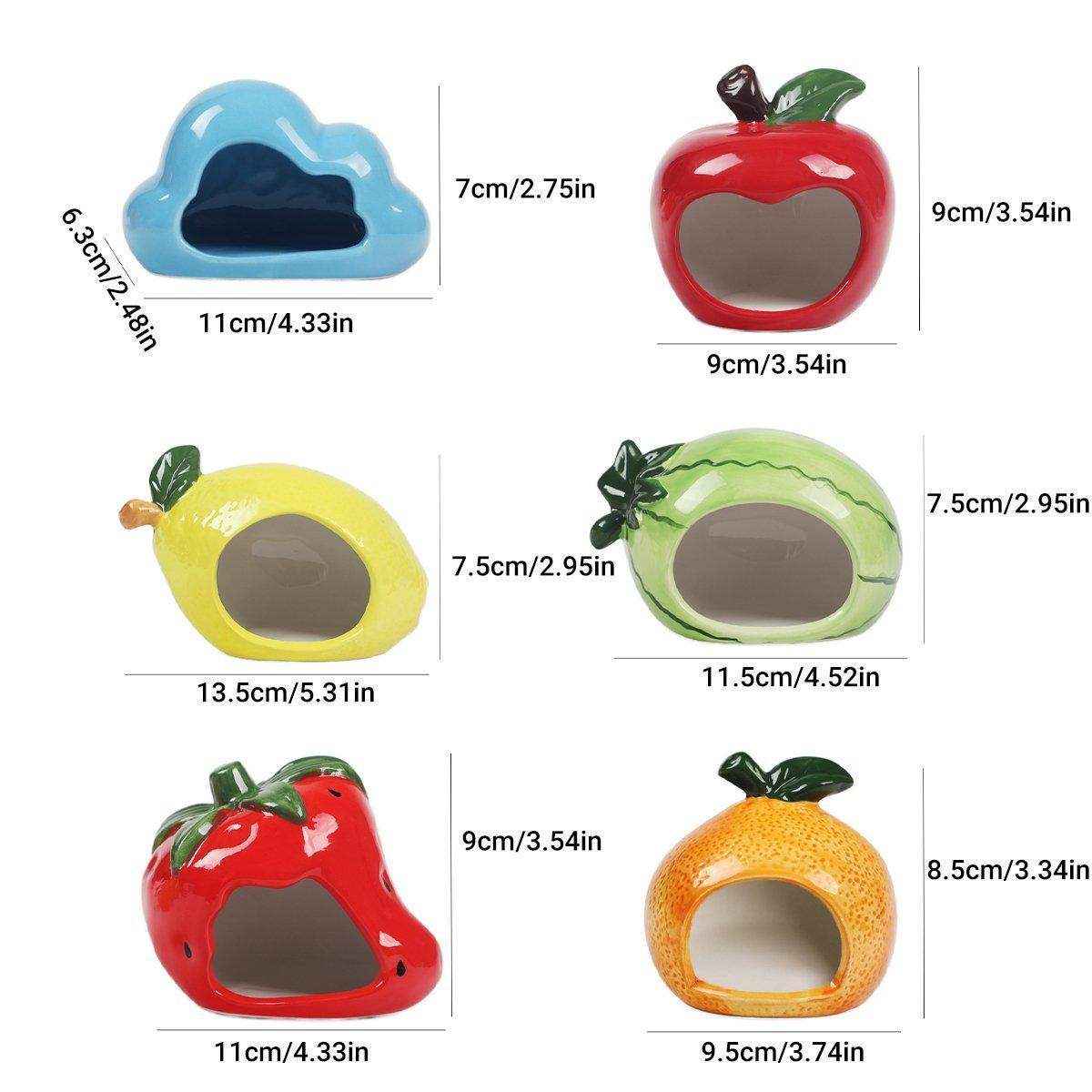 Ceramic Hamster Nest Shelter Landscaping Supplies Small Animal Hideout House