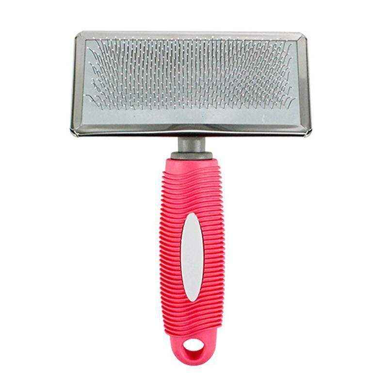 Pet Grooming Slicker Brush – Effective Cat & Dog Deshedding Tool