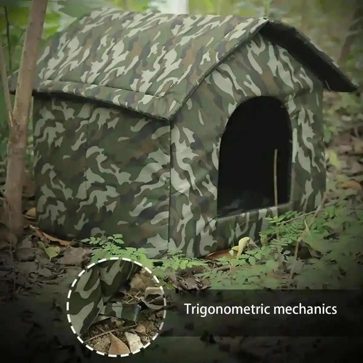 Outdoor Waterproof Pet House Durable Camouflage Shelter