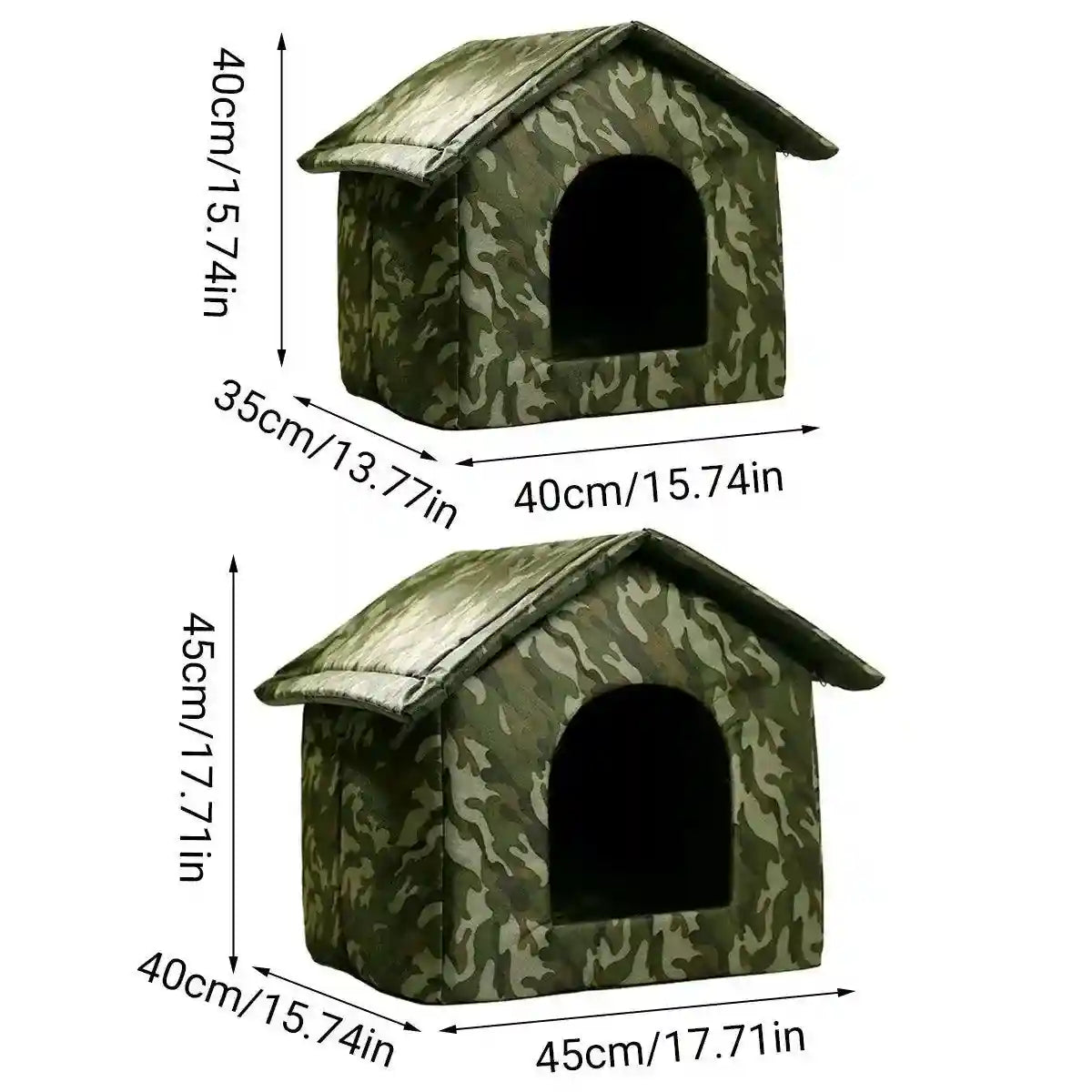 Outdoor Waterproof Pet House Durable Camouflage Shelter