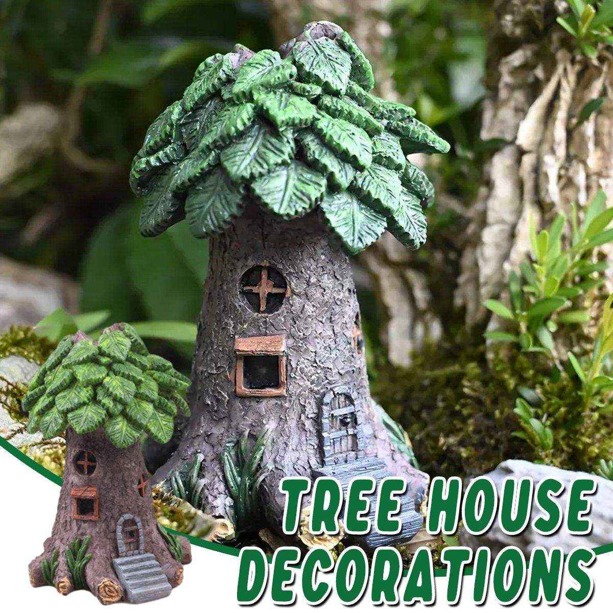 Resin Small Green Tree for Aquariums & DIY Landscapes Realistic Decoration