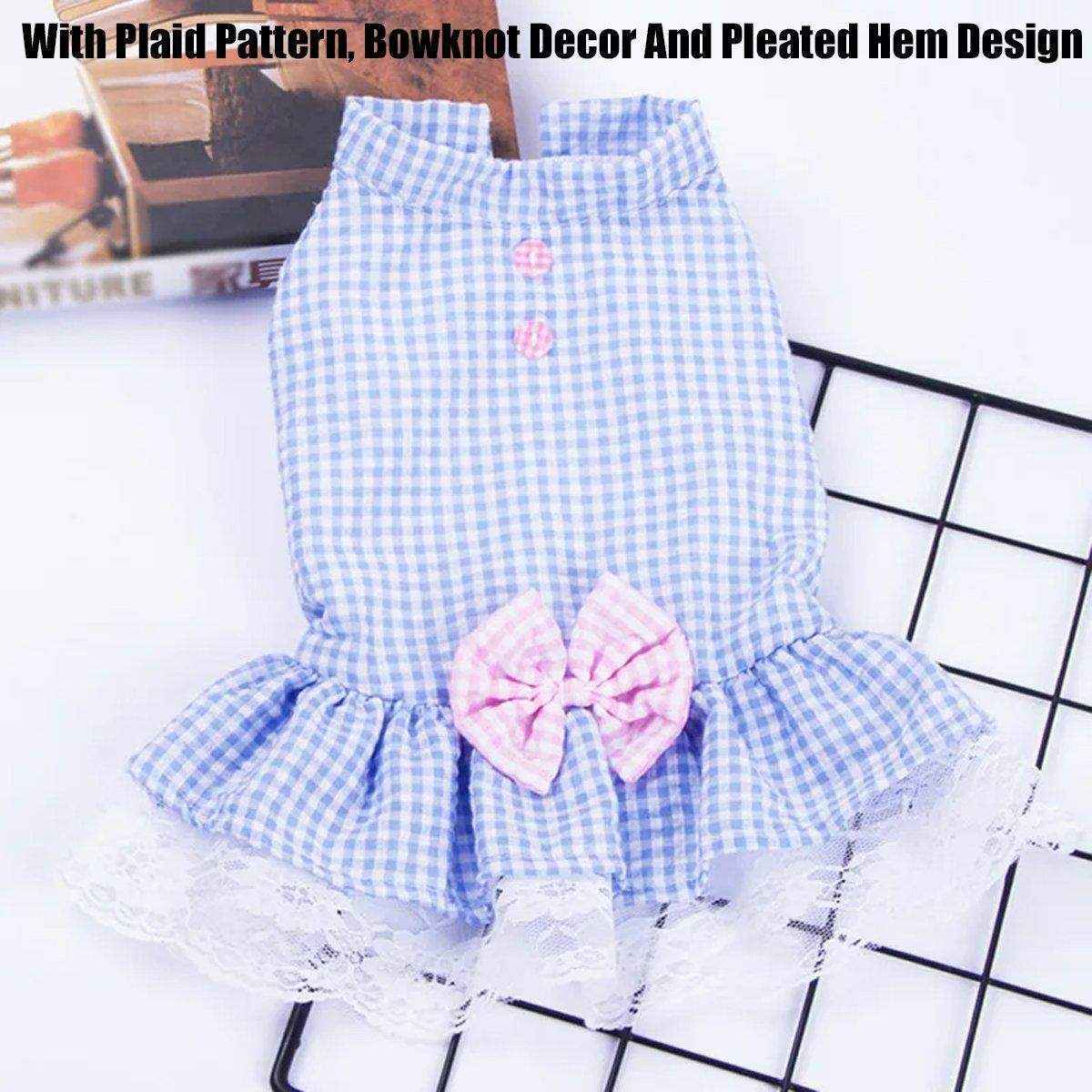 Cute Small Dog Dress Puppy Clothing Pet Apparel Fashion Outfit