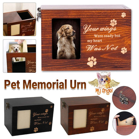 Memorial Pet Urns for Dogs Cats Ashes with Photo
