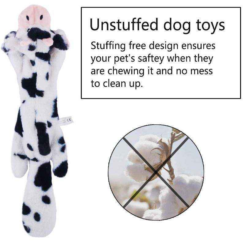 Durable Plush Dog Toy with Squeaky Feature for Medium Breeds 45 cm