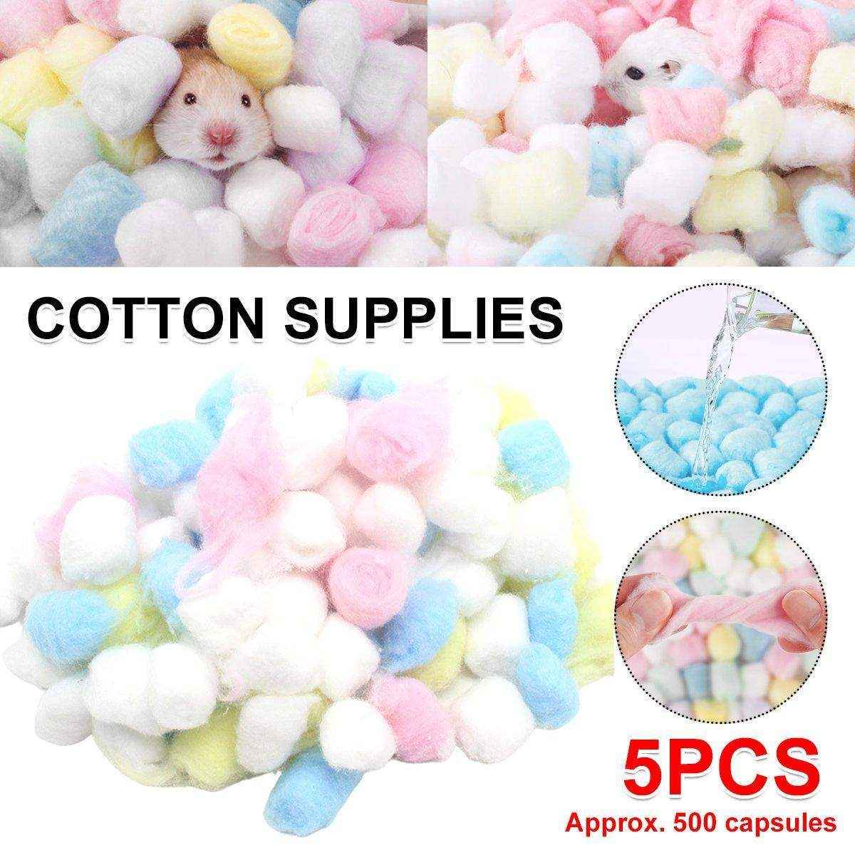 Winter Rabbit Bedding Cotton Balls for Cozy Nesting