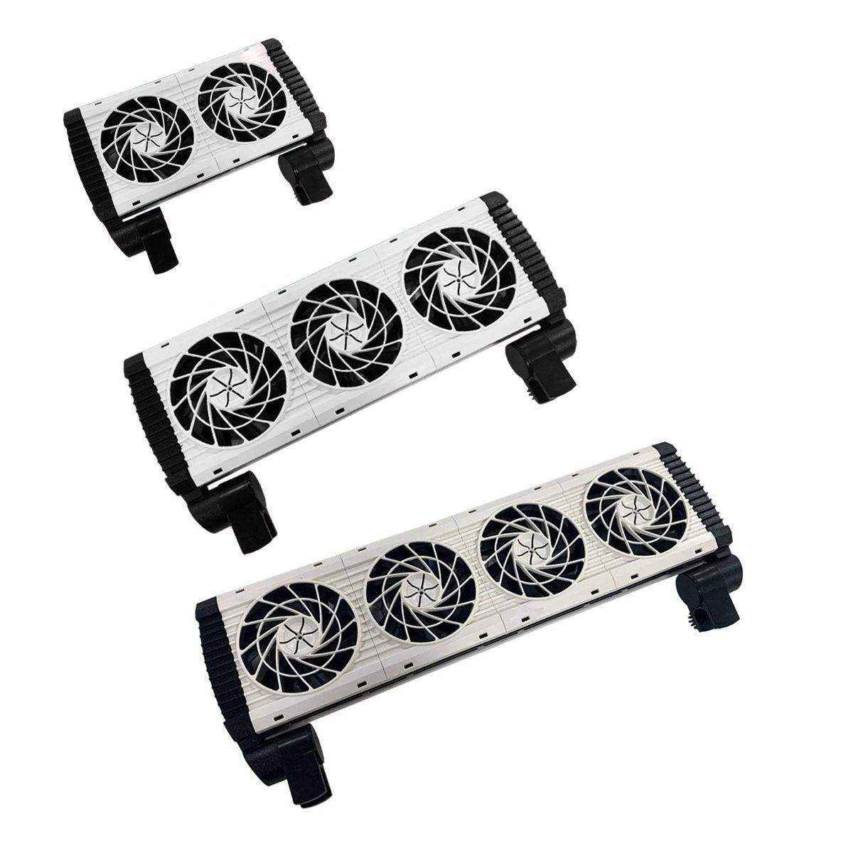 Mini Aquarium Cooling Fan for Fish Shrimp Tanks Quiet Temperature Control