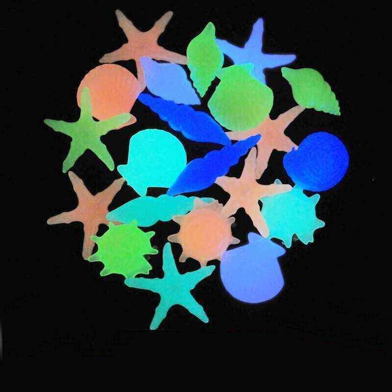 UP TO 500X Luminous Glow Aquarium Stones for Gardens and Decorations