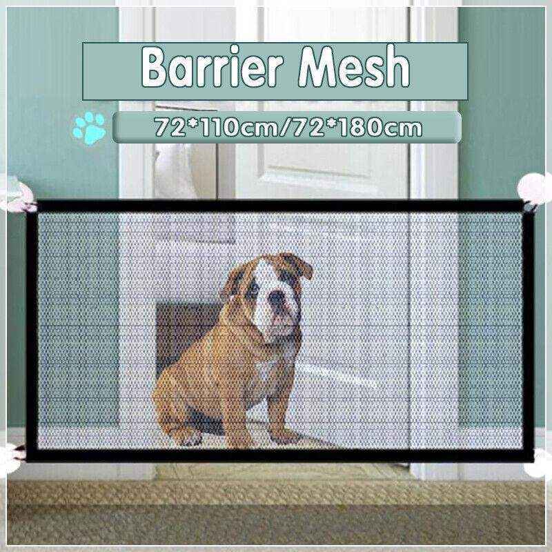 Dog Pet Gate Mesh Safe Fence Barrier Guard Stair Enclosure Baby Puppy Safety Net