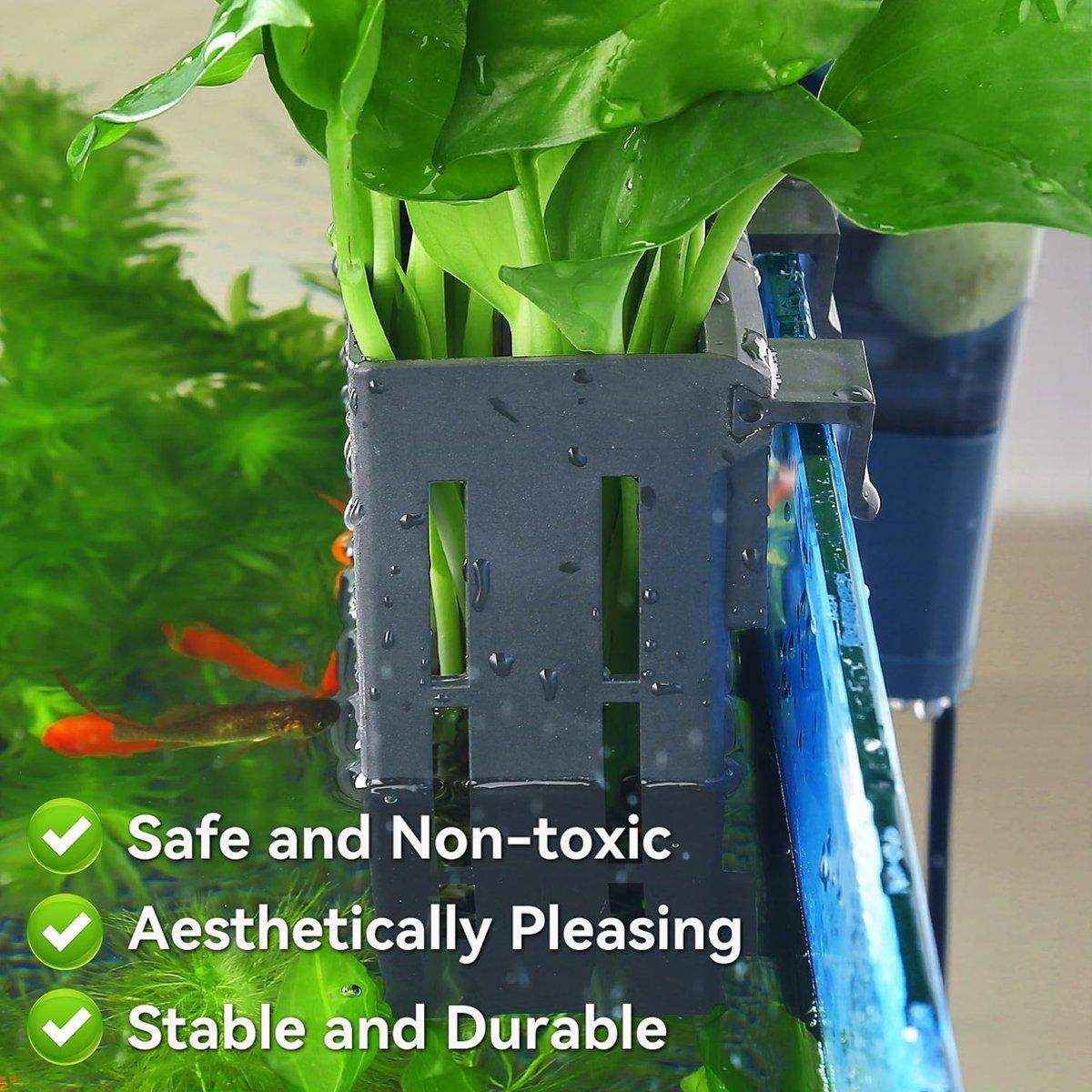 Hydroponic Potted Plant Bracket Aquarium Basket Holder