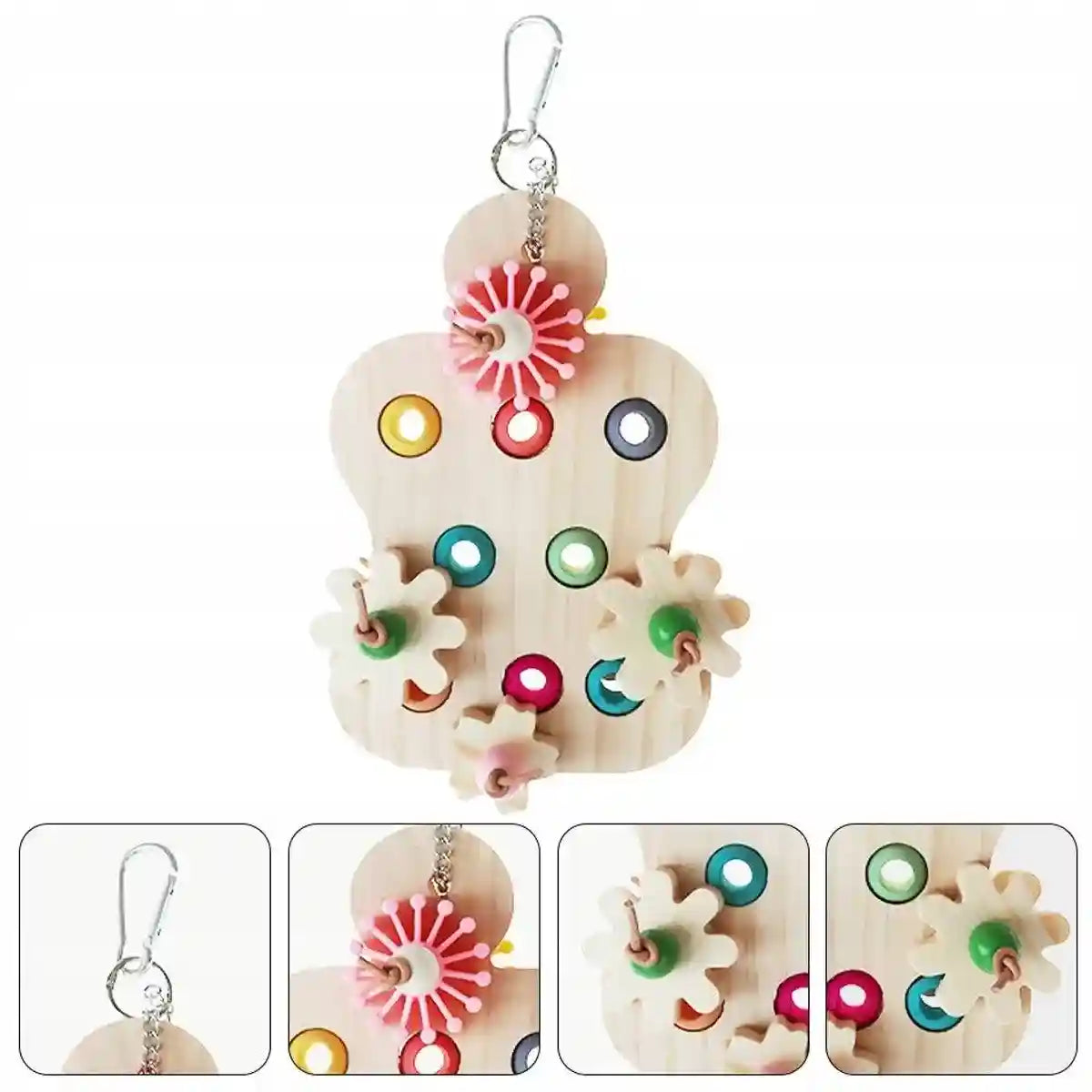 Parrot Supplies Bird Toys Wooden Educational Interactive Toys