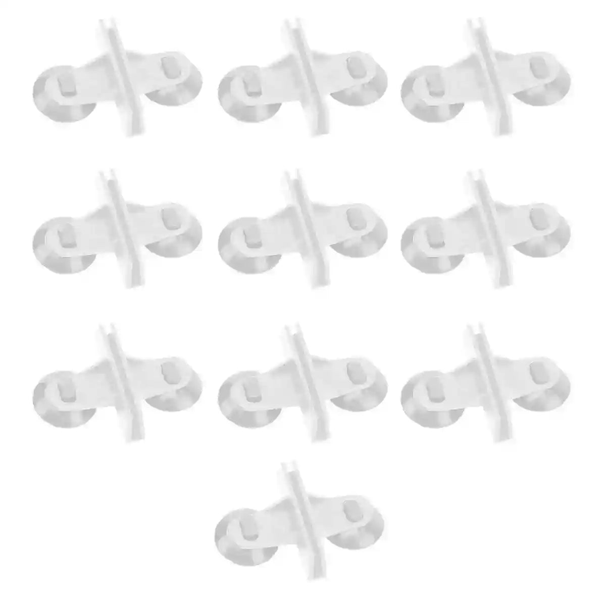 10Pcs Fish Tank Divider Clamp Suction Cup Glass Holder Aquarium Glass Clip