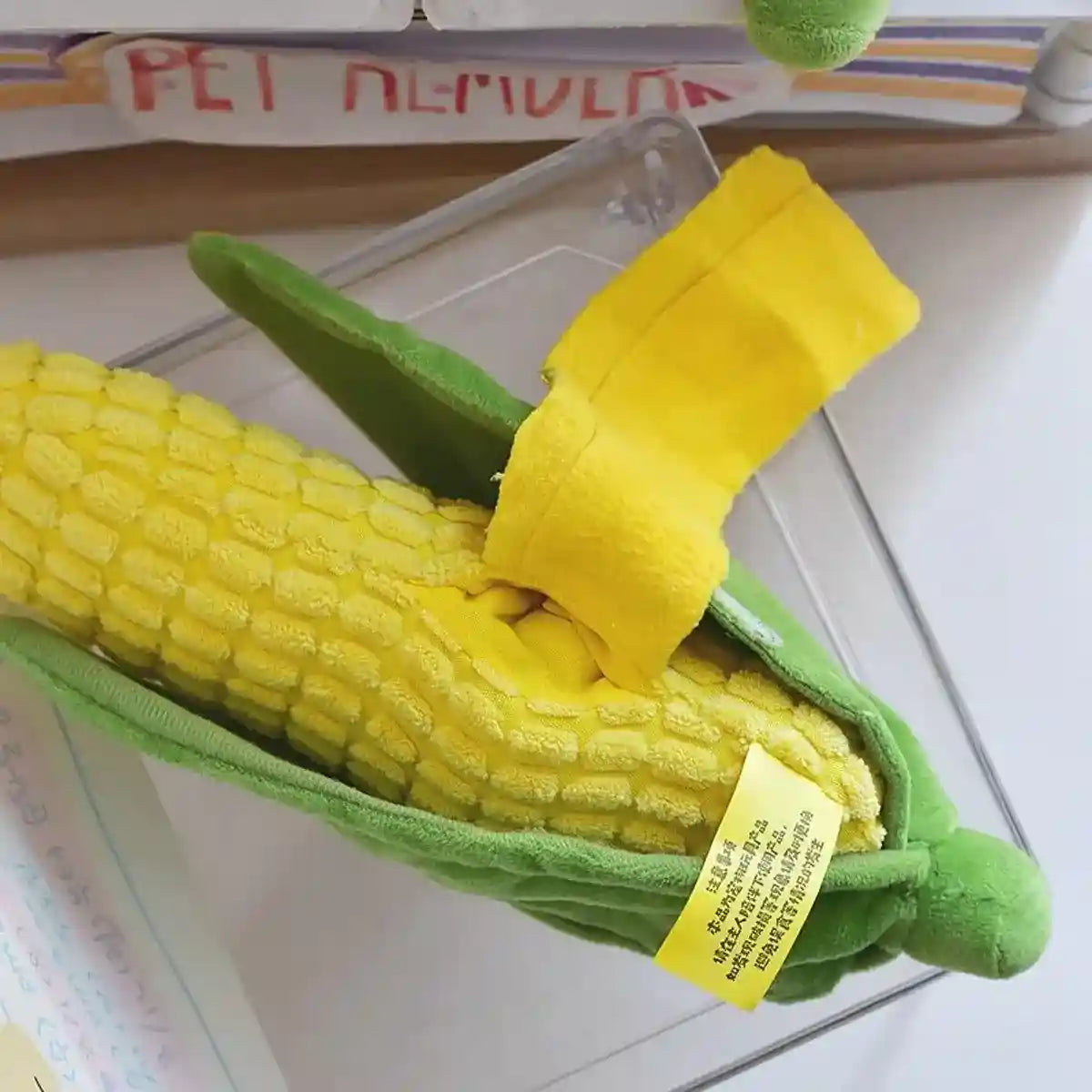 Yellow & Green Corn Puppy Chew Toy Dog Toy