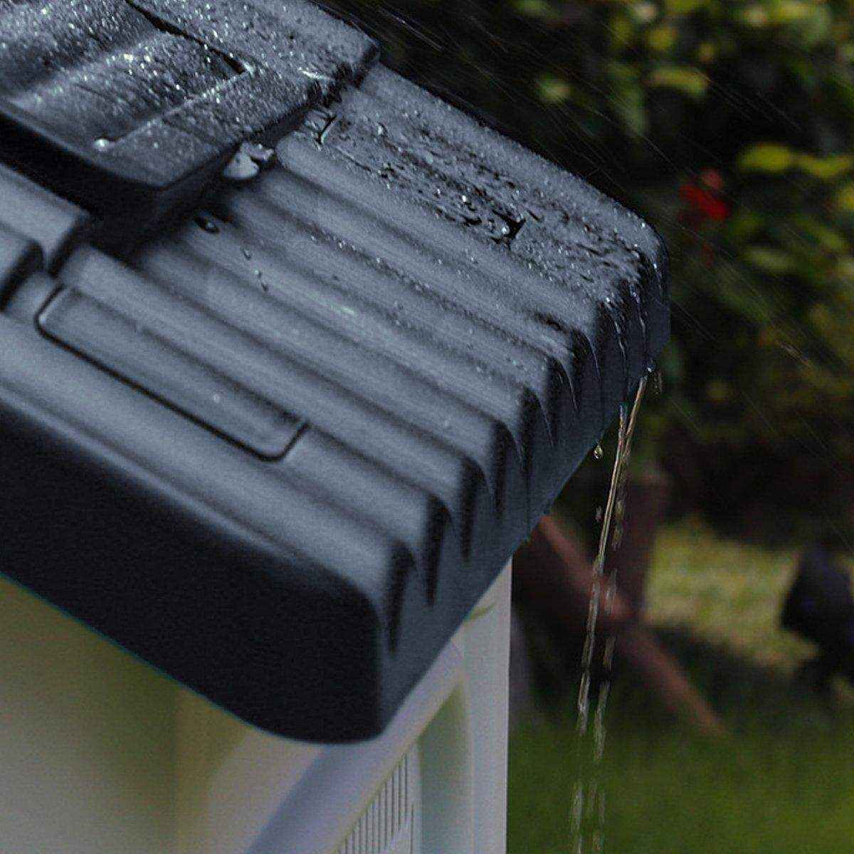 Dog Kennel Four Seasons Sunscreen Rainproof Outdoor Pet Shelter with Toilet