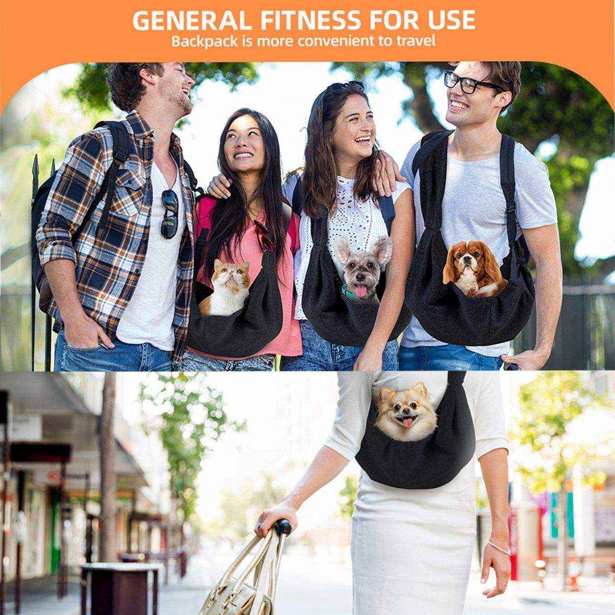 Comfortable Dog Sling Carrier for Small and Medium Pets