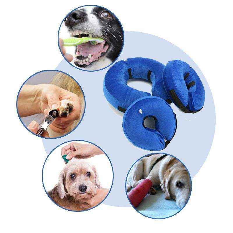 Inflatable Pet Healing Collar - Dog & Cat Medical Protective Cone Jackets