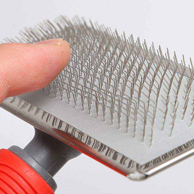Pet Grooming Slicker Brush – Effective Cat & Dog Deshedding Tool