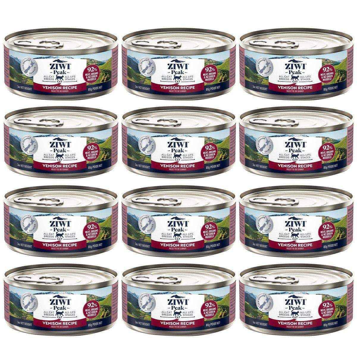 ZIWI Peak Cat Can Venison | Best Wet Cat Food Australia | 85g,185g