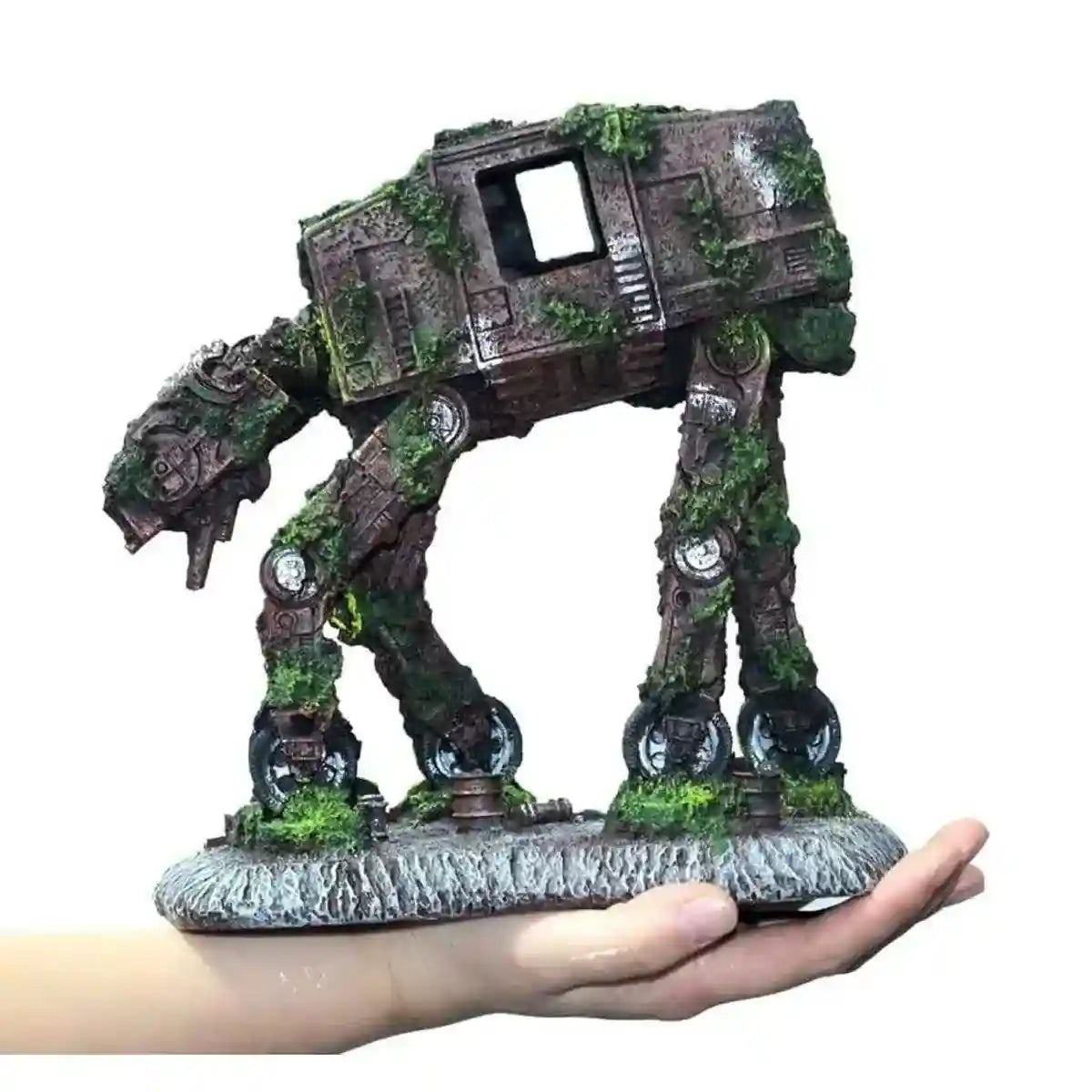 Transformers Robot Dog Aquarium Ornament