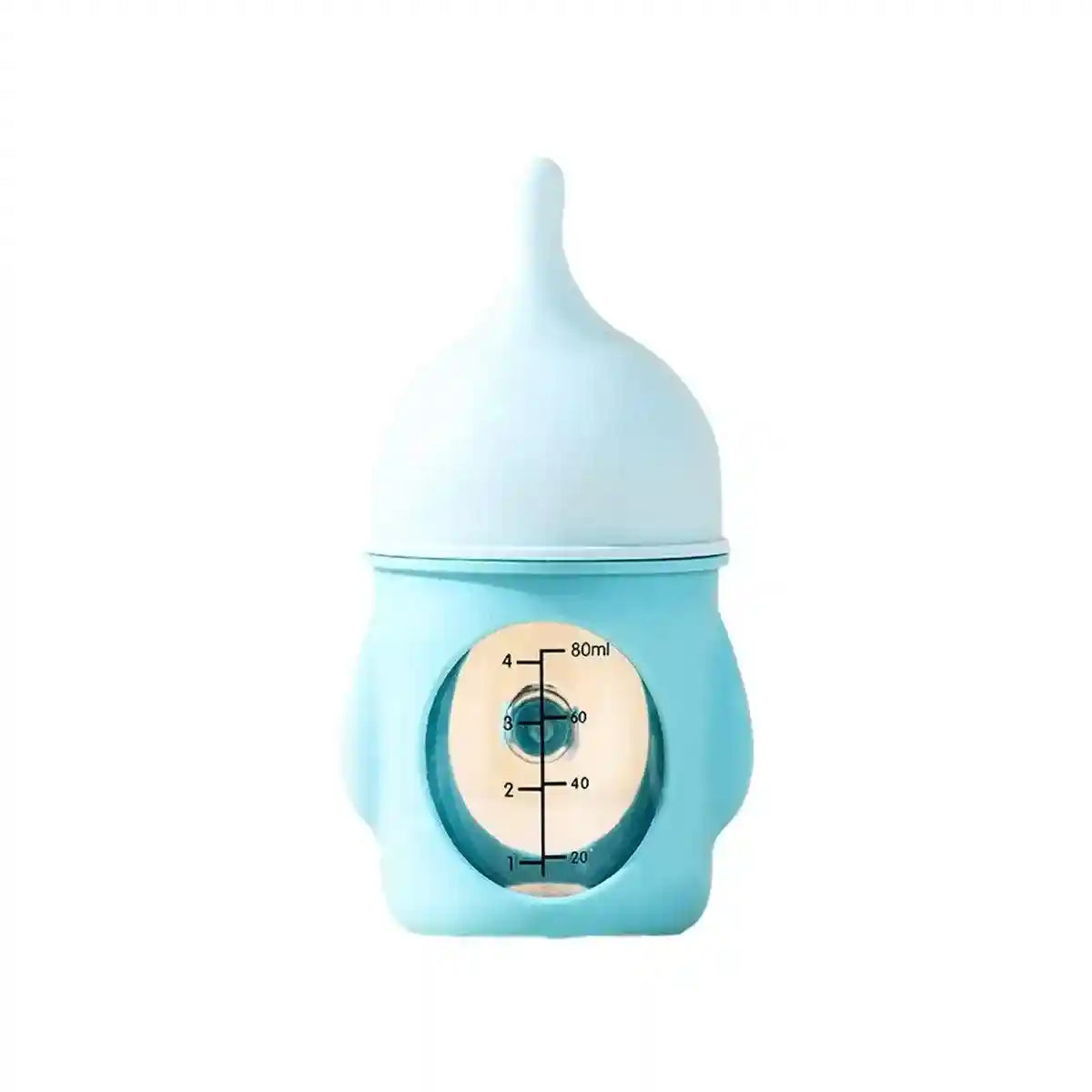 Anti-choking Newborn Puppy Kitten Silicone Bottle Visual Scale
