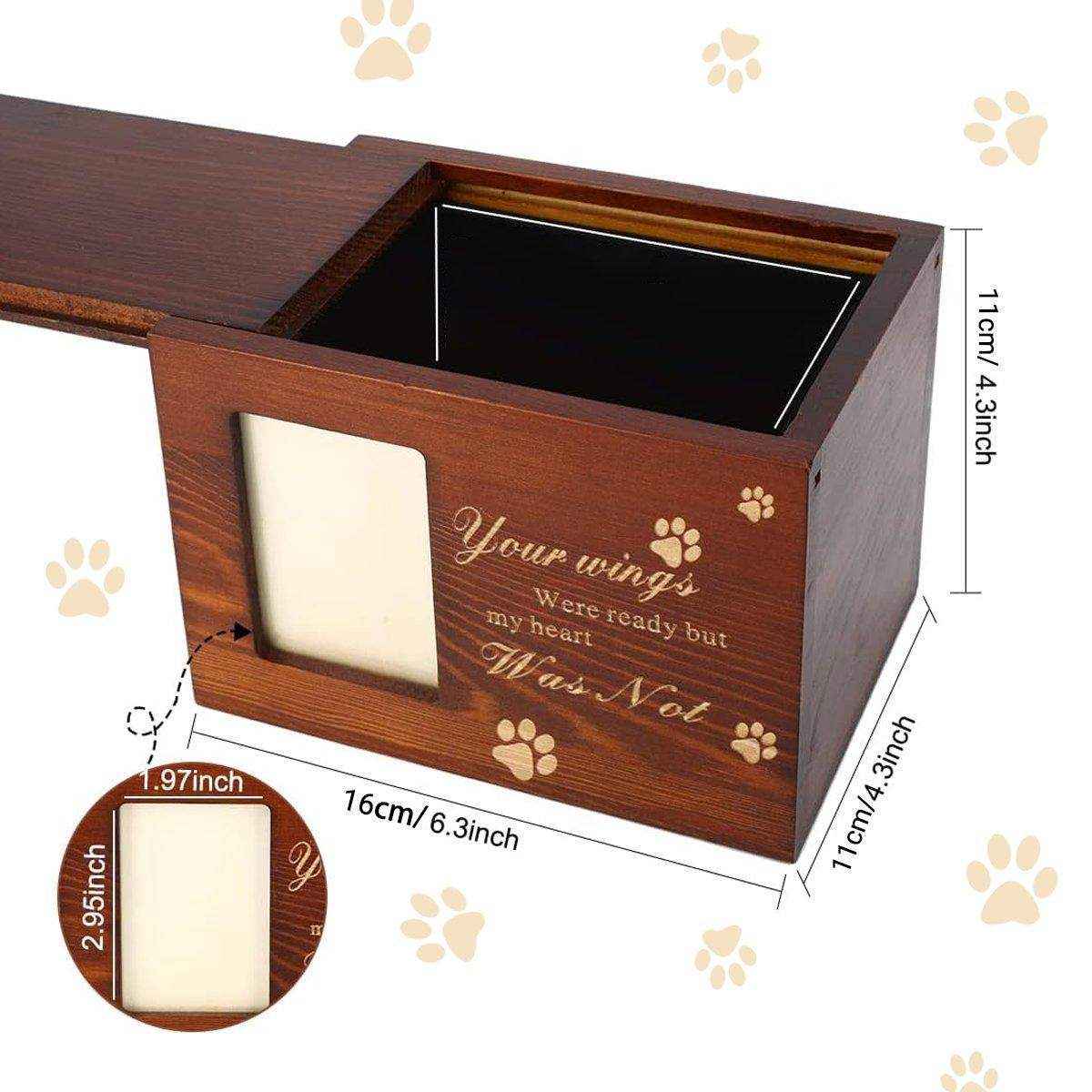 Memorial Pet Urns for Dogs Cats Ashes with Photo