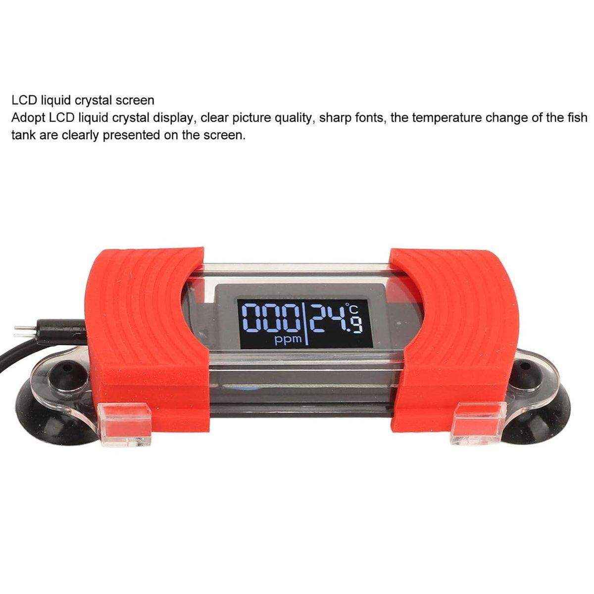 Fish Tank Calibration Thermometer Double Display Temperature Screen Clear
