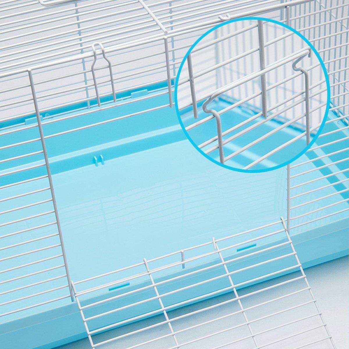 Compact Small Animal Habitat for Rabbits and Pets Durable and Easy to Clean