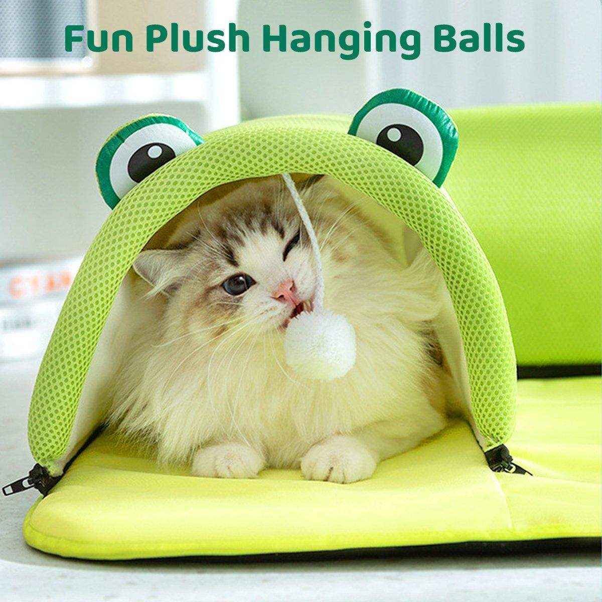 Super Large Double Open Cat Tunnel Bed Cat House