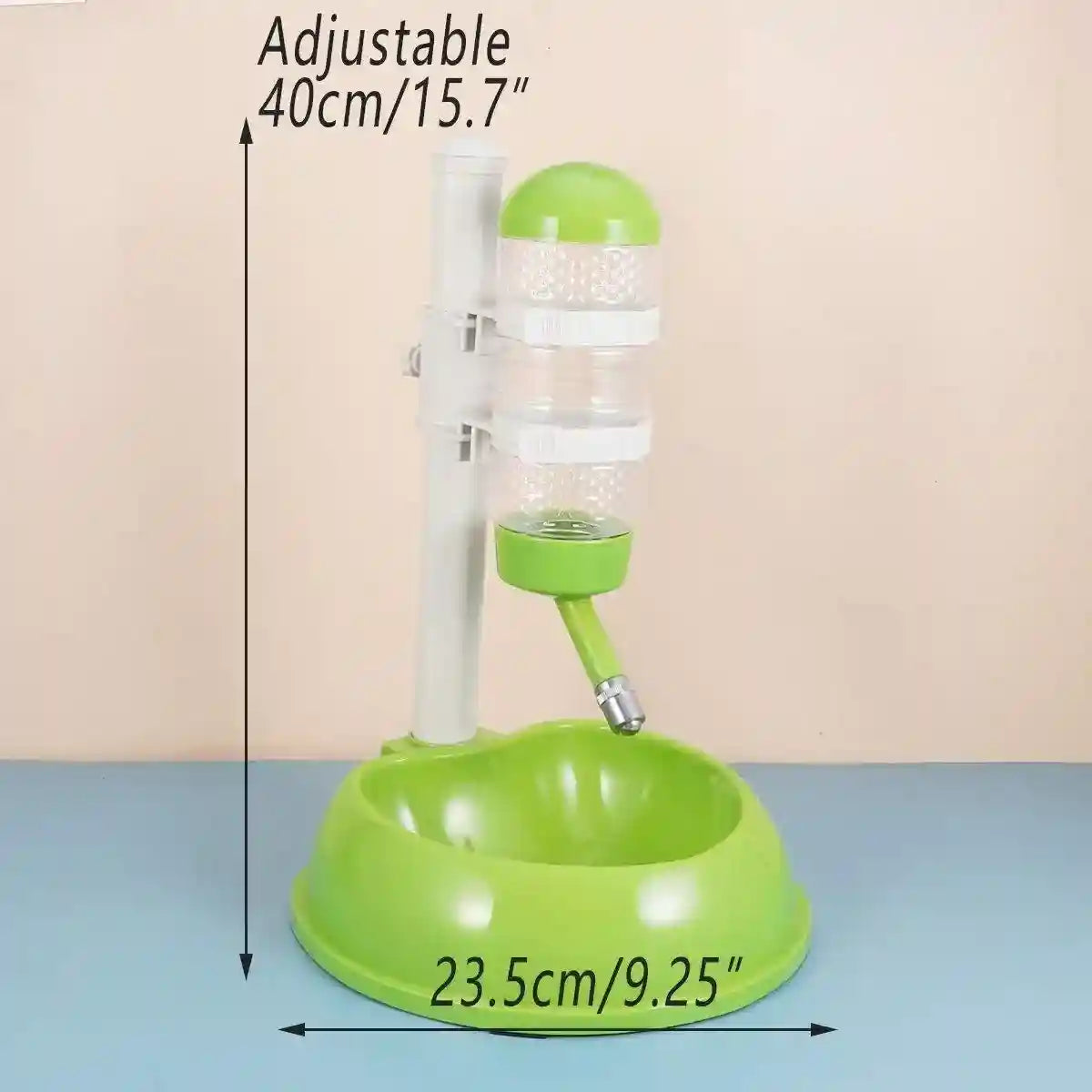 Adjustable Pet Bowl Set with Water Dispenser