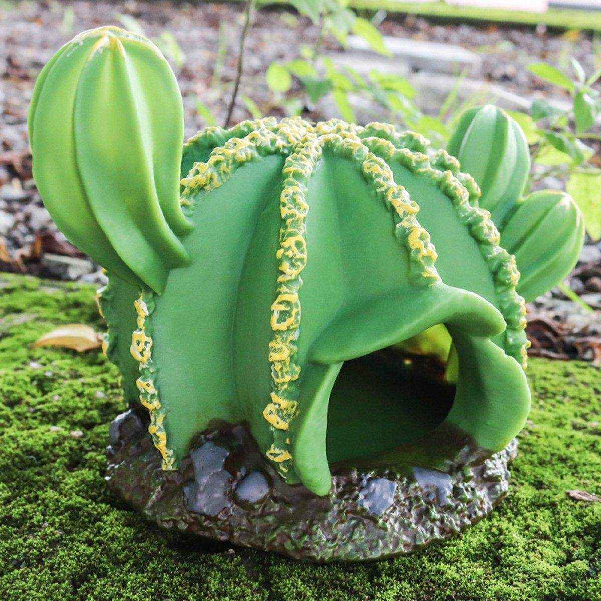 Simulation Cactus Tree Aquarium Ornament Desert Plant Decor for Fish Tank House