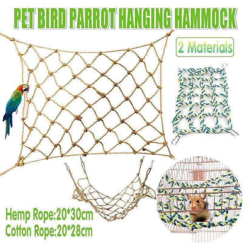 Durable Budgie Hammock for Small Pets and Cages