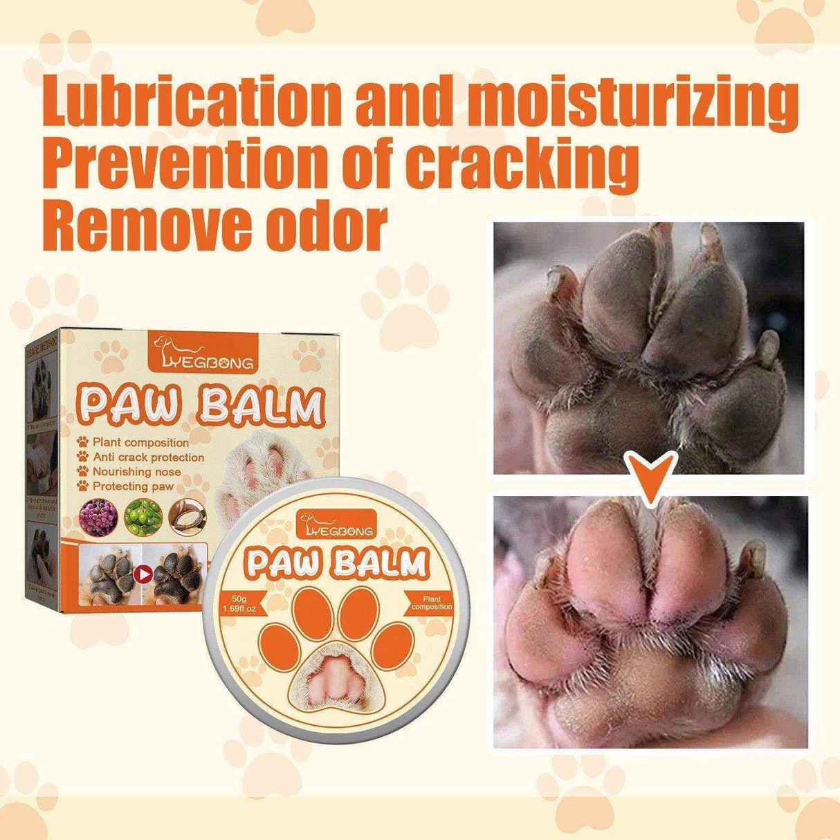 Pet Moisturizing Paw Paste