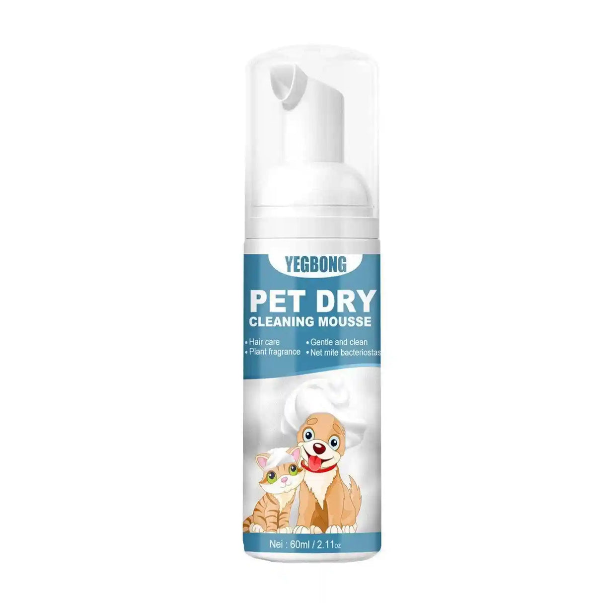 Pet Dry Cleaning Agent Cat Dog Bathing Dry Cleaning Foam Shower Gel Wash-Free